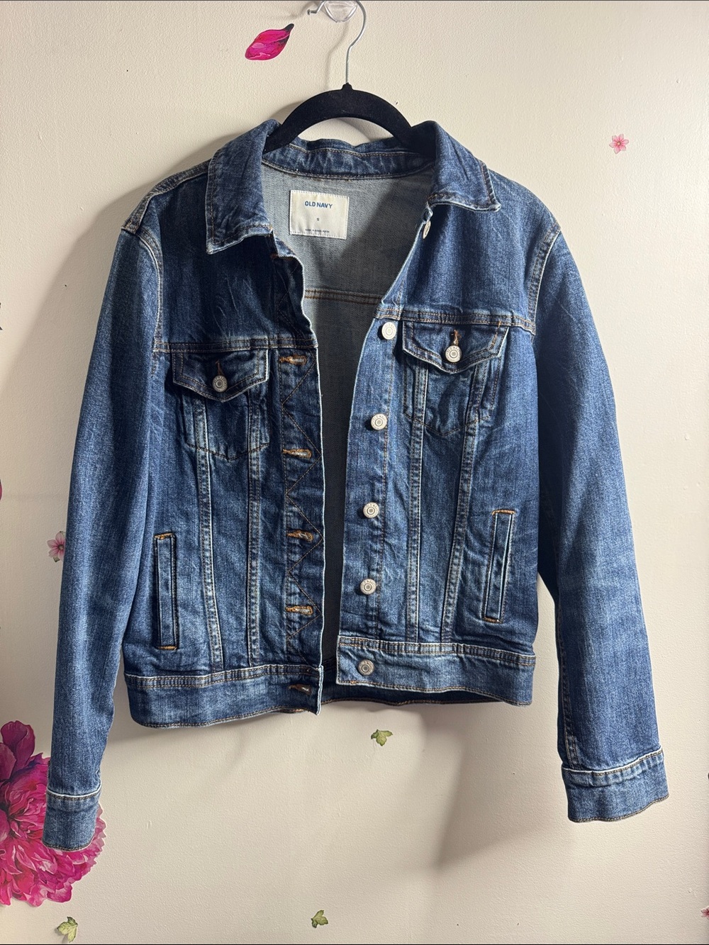 Old Navy Blue Denim Trucker Jacket
